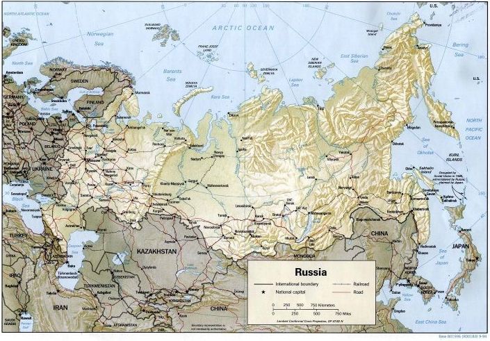 Russia: landmap